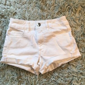 American Eagle White Denim Shorts